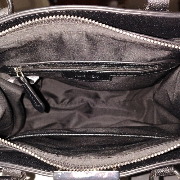 Nine West Classic Black Satchel - Picture 3 of 5
